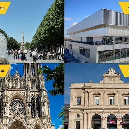 ריימס Forum Champagne Grand T2 Climatise Vue Cathedrale מראה חיצוני תמונה