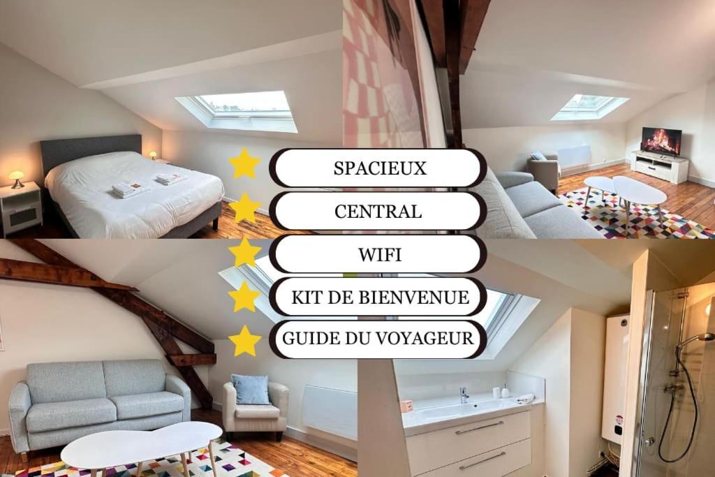 ריימס Forum Champagne Grand T2 Climatise Vue Cathedrale מראה חיצוני תמונה